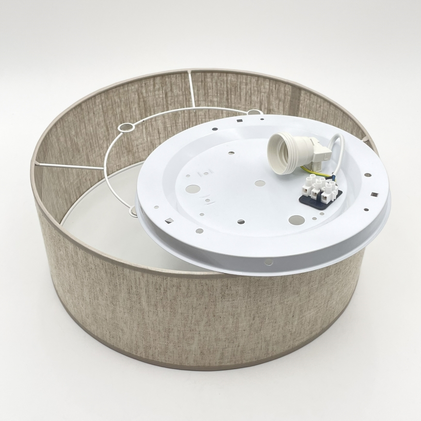 Kattovalaisin SIRJA 1xE27/15W/230V halkaisija 35 cm beige