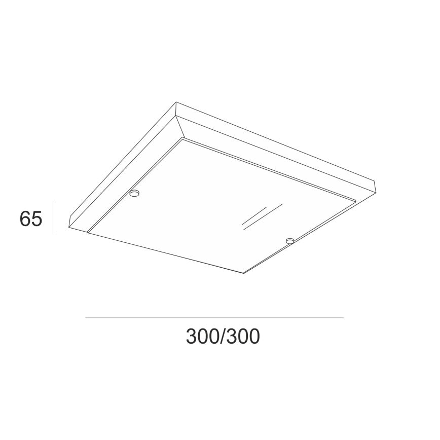 Kattovalo 1xE27/60W/230V mänty - FSC sertifioitu