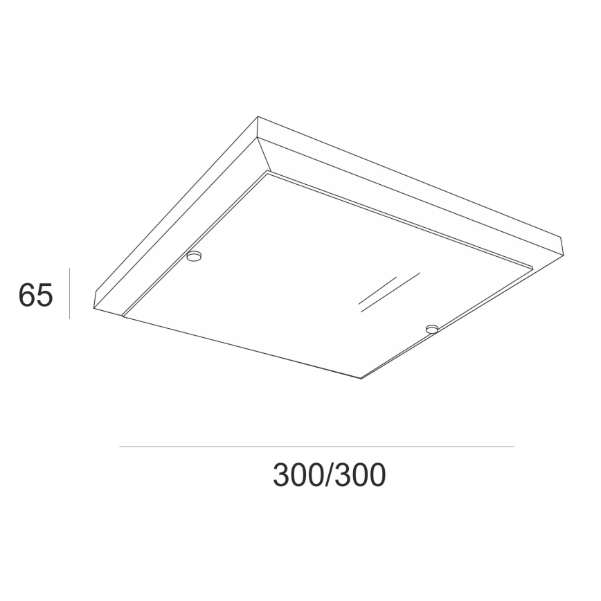 Kattovalo 1xE27/60W/230V pyökki - FSC sertifioitu