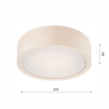 Kattovalo 1xE27/60W/230V mänty  - FSC sertifioitu