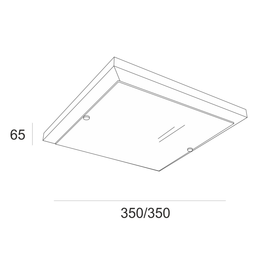 Kattovalo 2xE27/60W/230V mänty - FSC sertifioitu