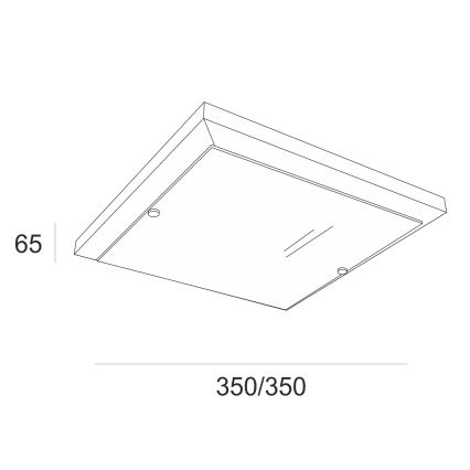 Kattovalo 2xE27/60W/230V pyökki - FSC sertifioitu