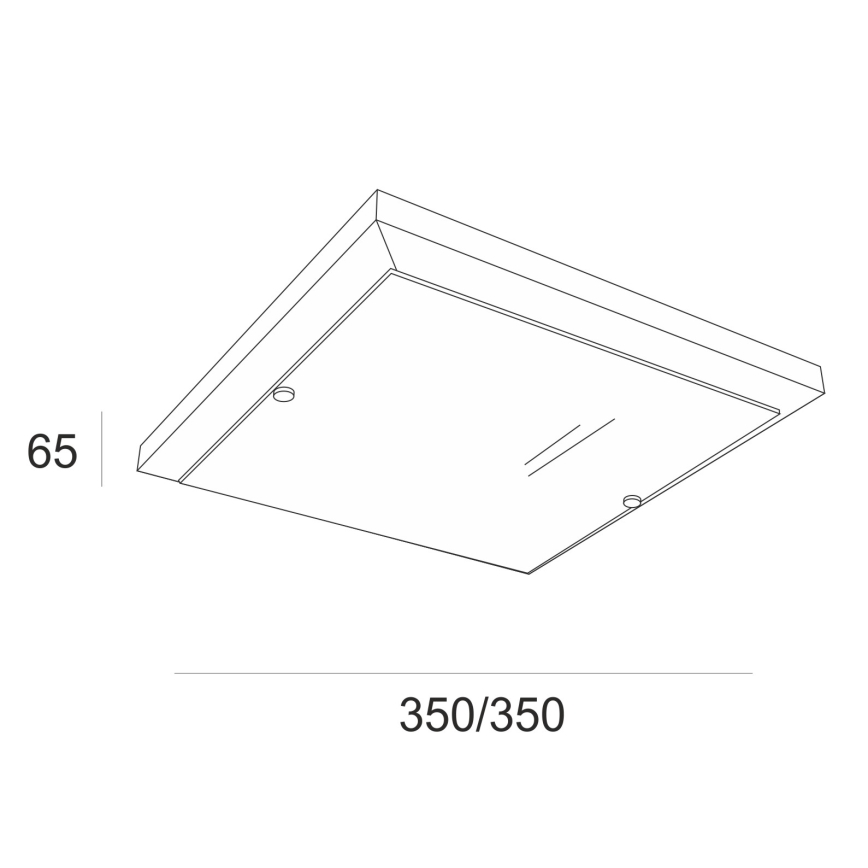 Kattovalo 2xE27/60W/230V pyökki - FSC sertifioitu