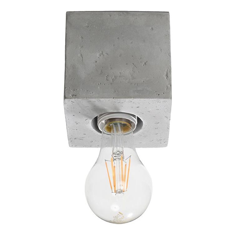 Kattovalo ABEL 1xE27/60W/230V betoni