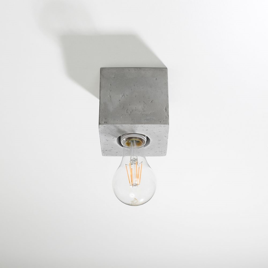 Kattovalo ABEL 1xE27/60W/230V betoni