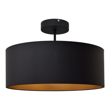 Kattovalo ALBA 3xE27/15W/230V musta/kulta