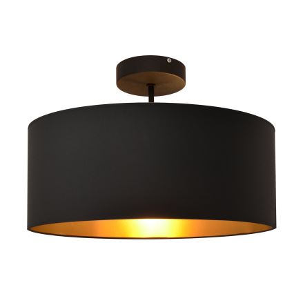 Kattovalo ALBA 3xE27/15W/230V musta/kulta