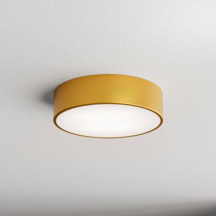 Kattovalo anturilla CLEO 2xE27/24W/230V d. 30 cm kulta