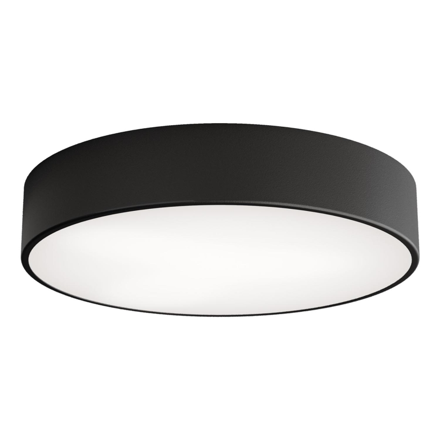 Kattovalo anturilla CLEO 3xE27/24W/230V d. 40 cm musta