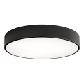 Kattovalo anturilla CLEO 4xE27/24W/230V d. 50 cm musta