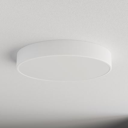 Kattovalo anturilla CLEO 4xE27/24W/230V d. 50 cm valkoinen