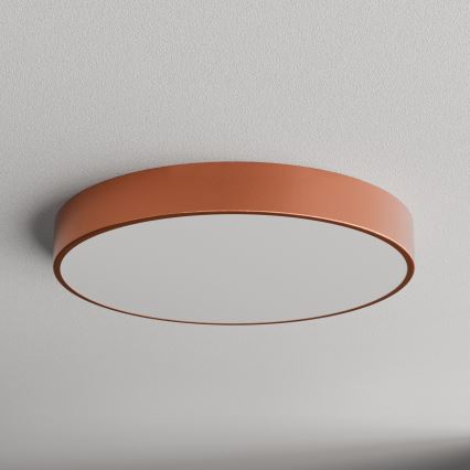 Kattovalo anturilla CLEO 5xE27/24W/230V d. 60 cm kupari