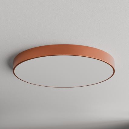 Kattovalo anturilla CLEO 6xE27/24W/230V d. 80 cm kupari