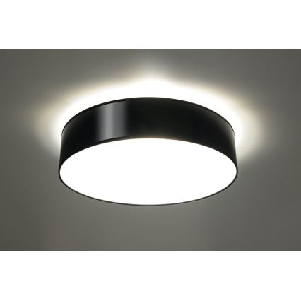 Kattovalo ARENA 45 3xE27/60W/230V musta