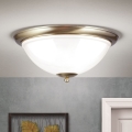 Kattovalo AUSTRIAN OLD LAMP 3xE27/60W/230V halkaisija 50 cm pronssi/valkoinen