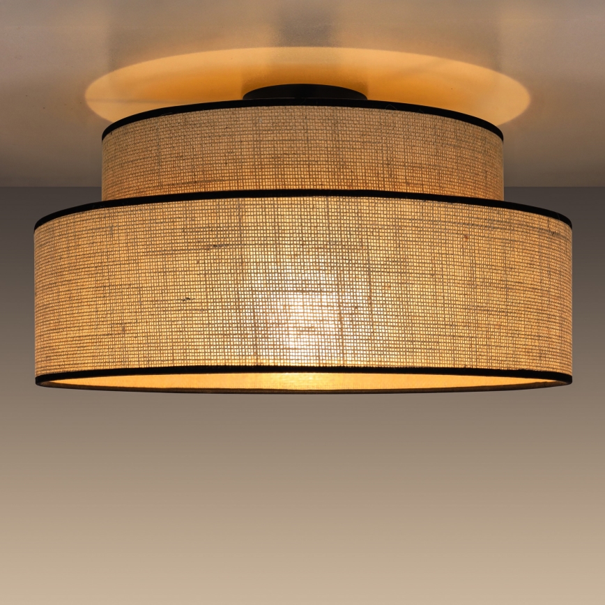 Kattovalo BOHO 1xE27/60W/230V beige