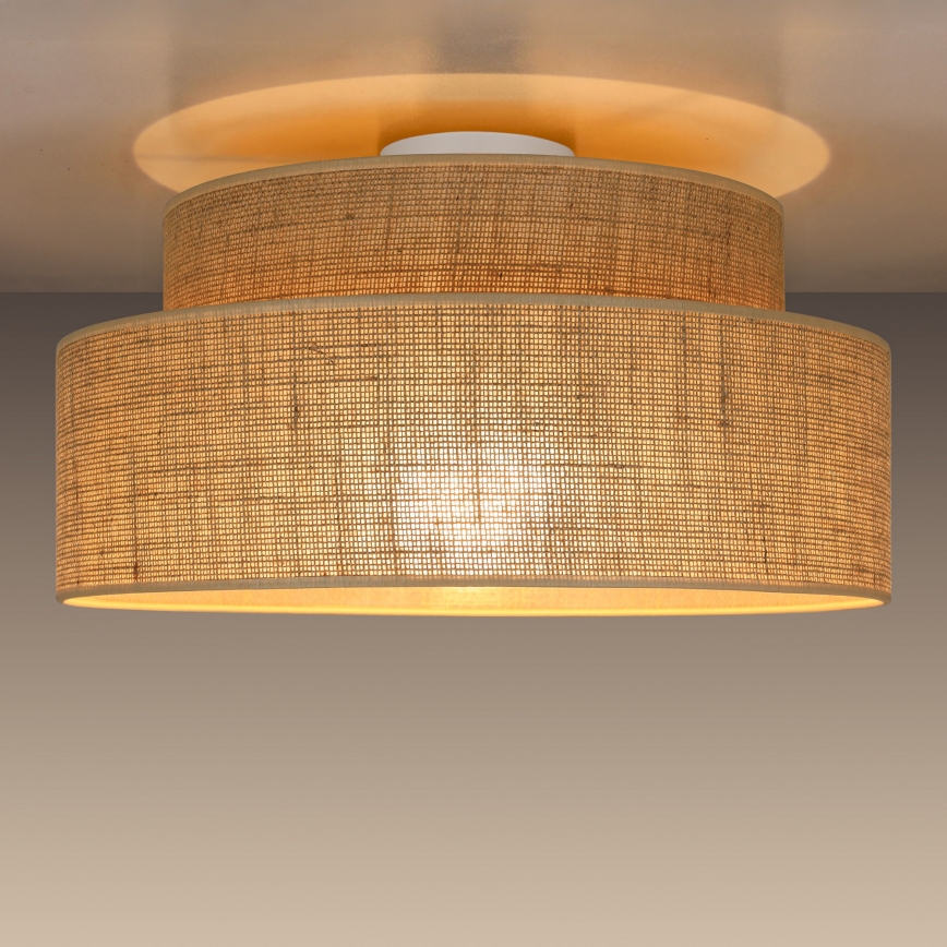 Kattovalo BOHO 1xE27/60W/230V beige