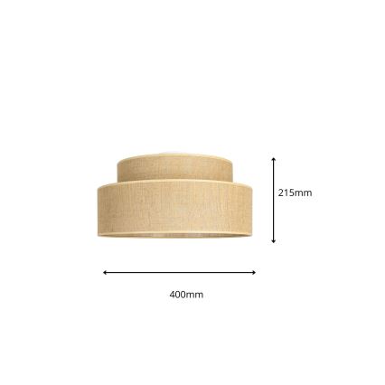Kattovalo BOHO 1xE27/60W/230V beige