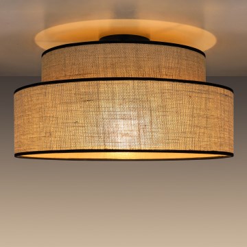 Kattovalo BOHO 1xE27/60W/230V halkaisija 40 cm beige