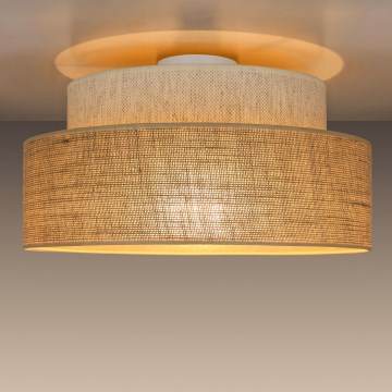 Kattovalo BOHO 1xE27/60W/230V kerma/beige
