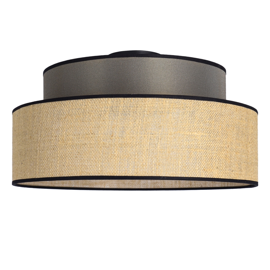 Kattovalo BOHO 1xE27/60W/230V ruskea/beige