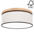 Kattovalo BOHO 2xE27/25W/230V halkaisija 38 cm tammi – FSC sertifioitu