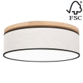 Kattovalo BOHO 3xE27/25W/230V halkaisija 48 cm tammi – FSC sertifioitu