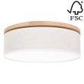 Kattovalo BOHO 3xE27/25W/230V halkaisija 48 cm tammi – FSC sertifioitu