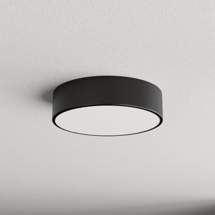 Kattovalo CLEO 2xE27/24W/230V d. 30 cm musta