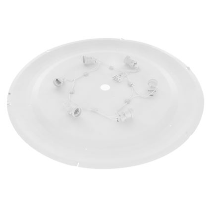 Kattovalo CLEO 6xE27/24W/230V d. 78 cm harmaa