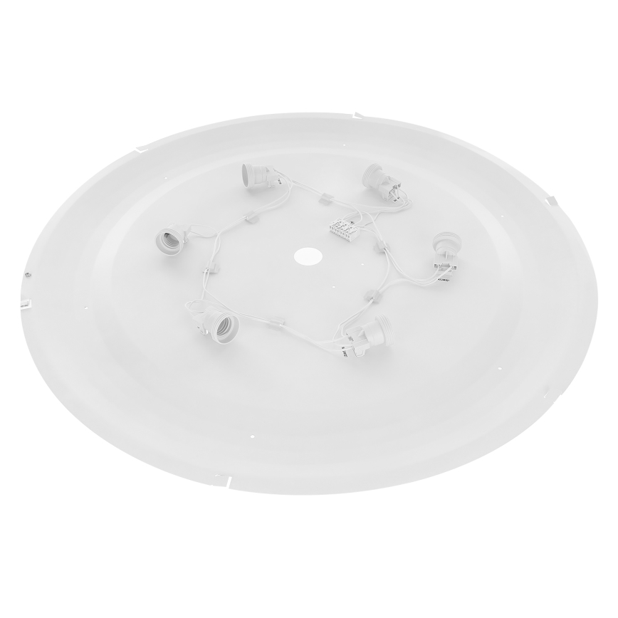 Kattovalo CLEO 6xE27/24W/230V d. 78 cm musta