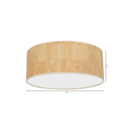 Kattovalo CORK 2xE27/60W/230V