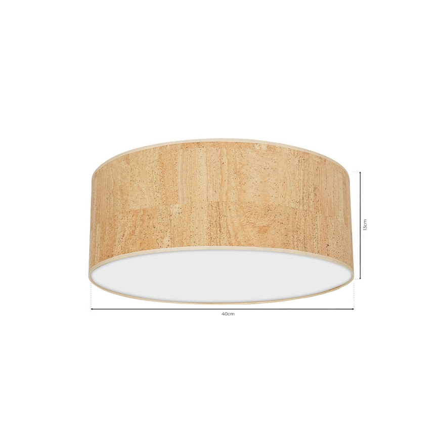 Kattovalo CORK 2xE27/60W/230V
