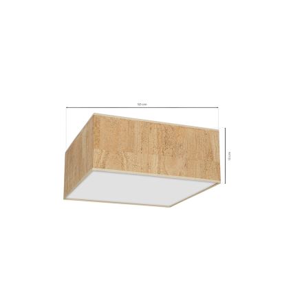 Kattovalo CORK 3xE27/60W/230V