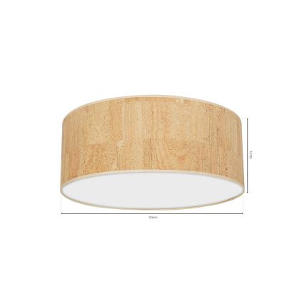 Kattovalo CORK 3xE27/60W/230V