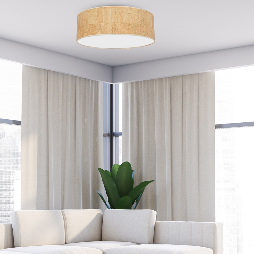 Kattovalo CORK 3xE27/60W/230V
