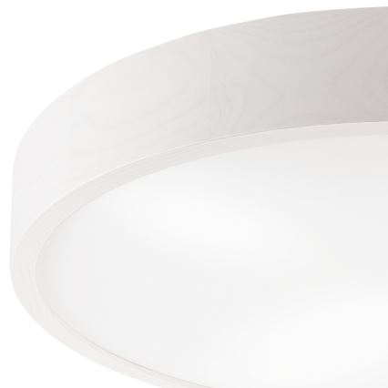 Kattovalo EVELINA 4xE27/60W/230V valkoinen/mänty