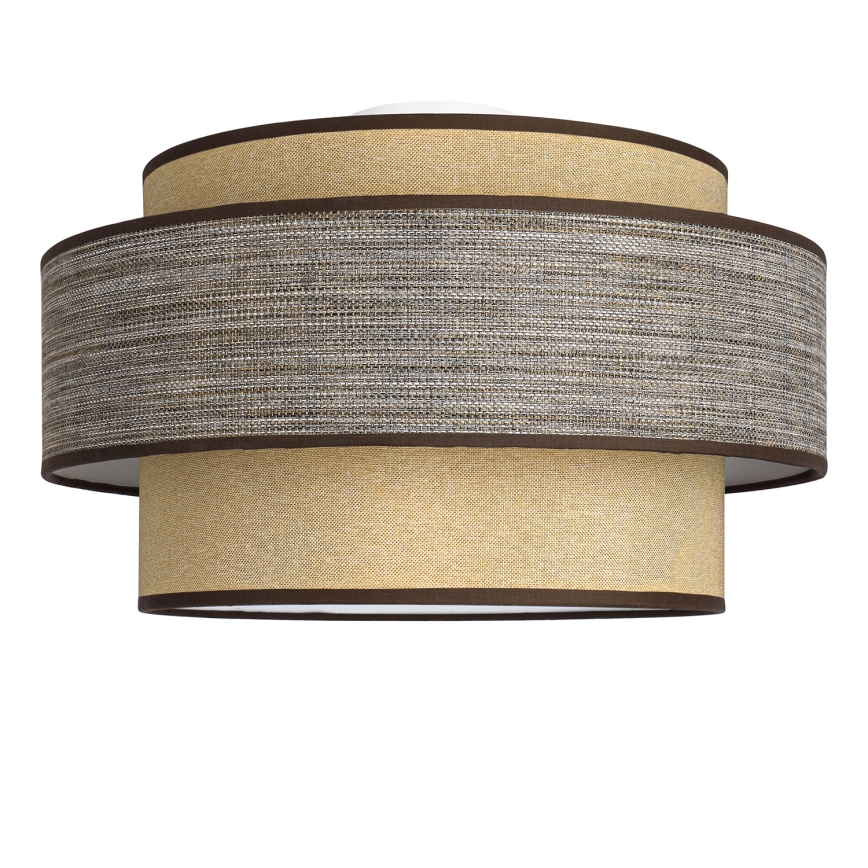 Kattovalo GRACE 1xE27/60W/230V beige/ruskea