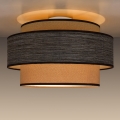 Kattovalo GRACE 1xE27/60W/230V halkaisija 40 cm beige/ruskea