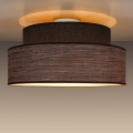 Kattovalo GRACE 1xE27/60W/230V halkaisija 40 cm ruskea/beige