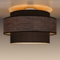 Kattovalo GRACE 1xE27/60W/230V halkaisija 40 cm ruskea/beige