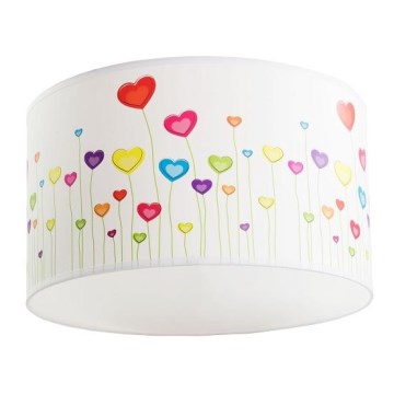 Kattovalo HEARTS 1xE27/60W/230V