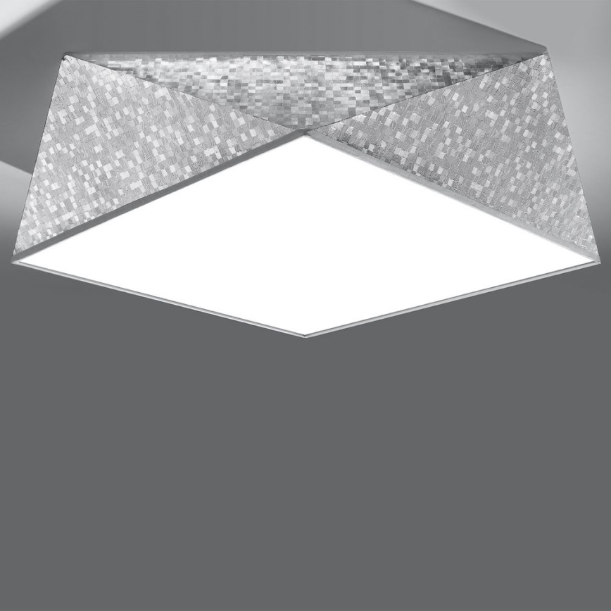 Kattovalo HEXA 3xE27/60W/230V hopea