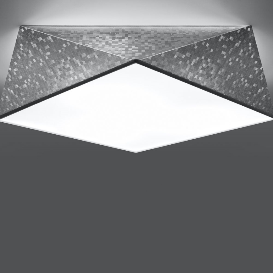 Kattovalo HEXA 3xE27/60W/230V hopea