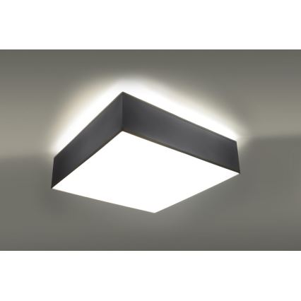 Kattovalo HORUS 35 2xE27/60W/230V harmaa