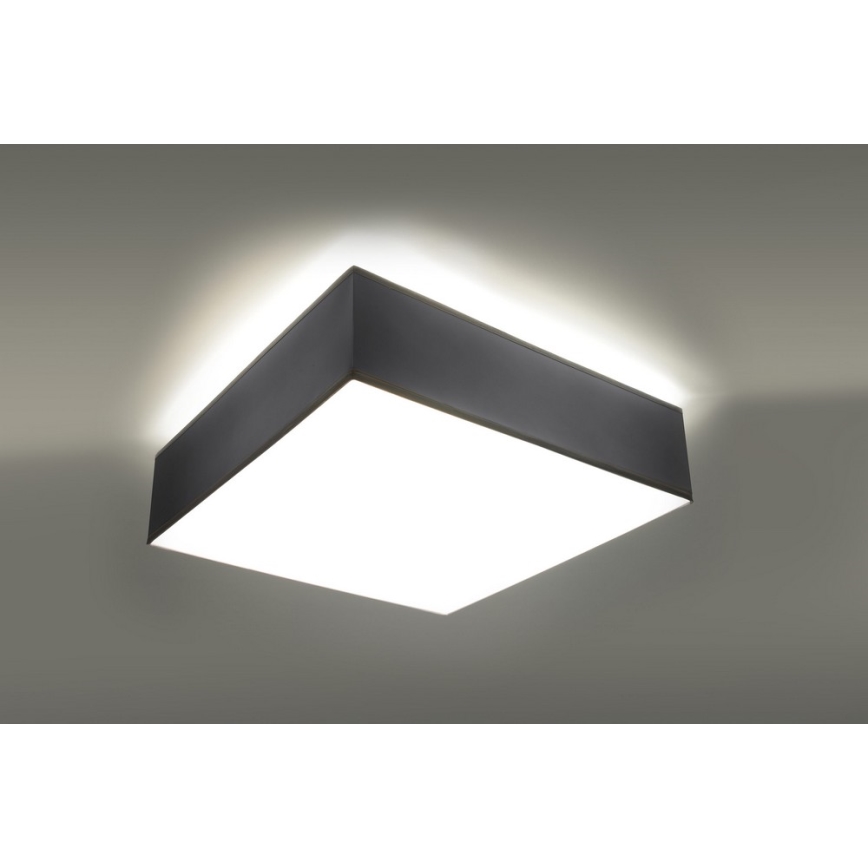 Kattovalo HORUS 35 2xE27/60W/230V harmaa