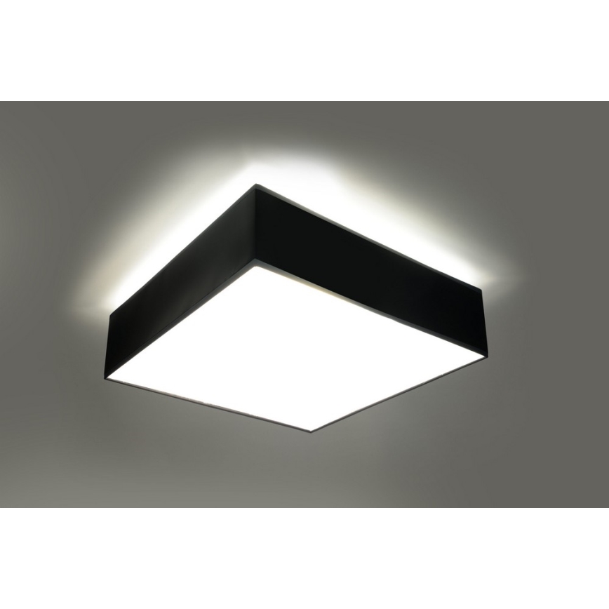 Kattovalo HORUS 35 2xE27/60W/230V musta