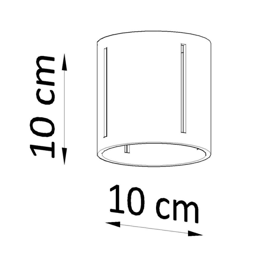 Kattovalo INEZ 1xG9/40W/230V harmaa