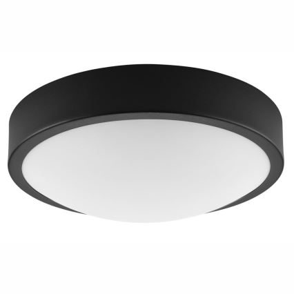 Kattovalo JONAS 1xE27/60W/230V halkaisija 26 cm musta