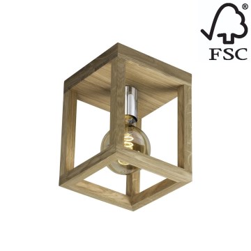 Kattovalo KAGO 1xE27/60W/230V matta tammi - FSC-sertifioitu